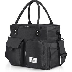 Large Insulated Lunch Bag for Women Men, Leakproof Lunch Box for Adults, Wide Op